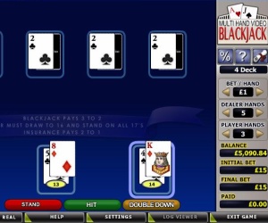 Multihand Flash Blackjack ohne Download