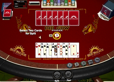 No download Pai Gow Poker Game - Sun Palace Casino
